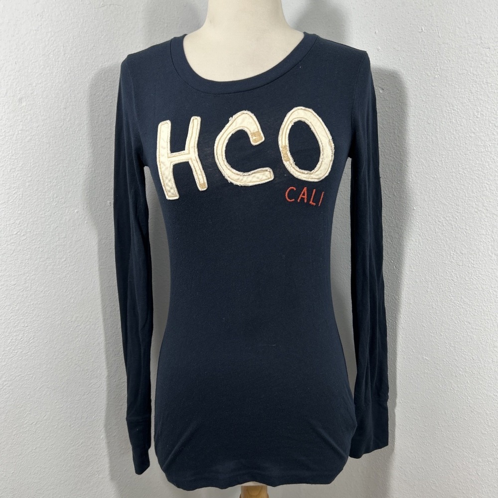 Hollister Top Womens S Navy Bella Swan Soft Grunge The Vampire Diaries Y2K